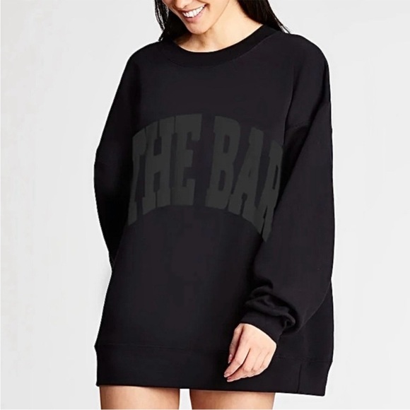 The Bar Signature Black Varsity Sweatshirt - Picture 2 of 4